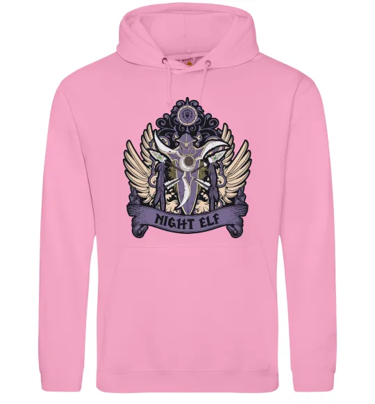 Мужская толстовка (худи) Night Elf Розовый фото