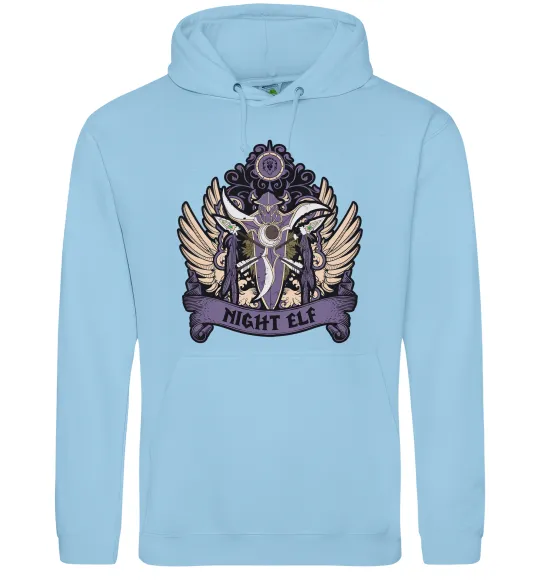 Женская толстовка (худи) Night Elf Голубой фото