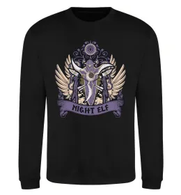 Свитшот Night Elf Черный фото