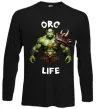 Лонгслів Warcraft Orc Life Чорний фото
