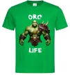 Чоловіча футболка Warcraft Orc Life Зелений фото