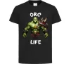 Детская футболка Warcraft Orc Life Черный фото