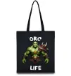Еко-сумка Warcraft Orc Life Чорний фото
