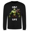 Світшот Warcraft Orc Life Чорний фото