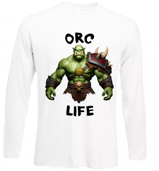 Лонгслів Warcraft Orc Life Білий фото