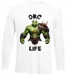 Лонгслів Warcraft Orc Life Білий фото