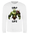 Світшот Warcraft Orc Life Білий Світшот Warcraft Orc Life Білий фото