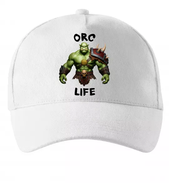 Кепка Warcraft Orc Life Білий фото