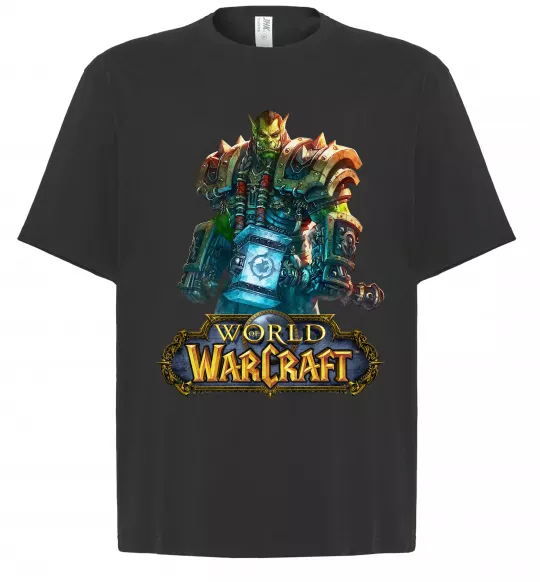 Футболка Оверсайз World of Warcraft Orc Чорний фото
