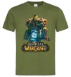 Чоловіча футболка World of Warcraft Orc Оливковий фото