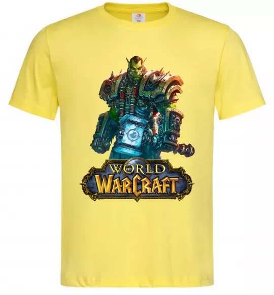 Чоловіча футболка World of Warcraft Orc Лимонний фото