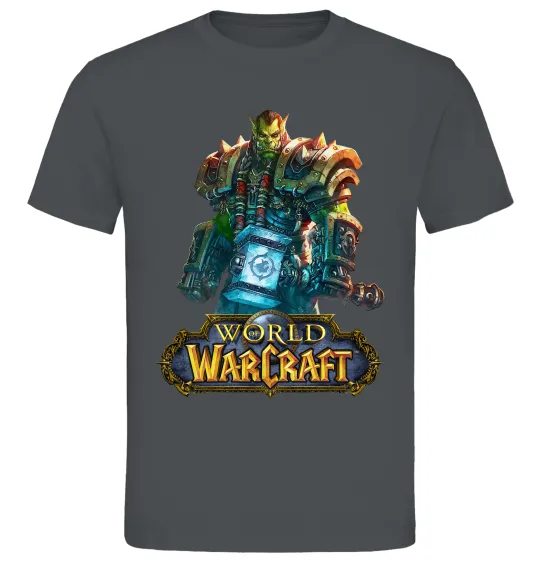 Чоловіча футболка World of Warcraft Orc Графіт фото