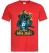 Чоловіча футболка World of Warcraft Orc Червоний фото