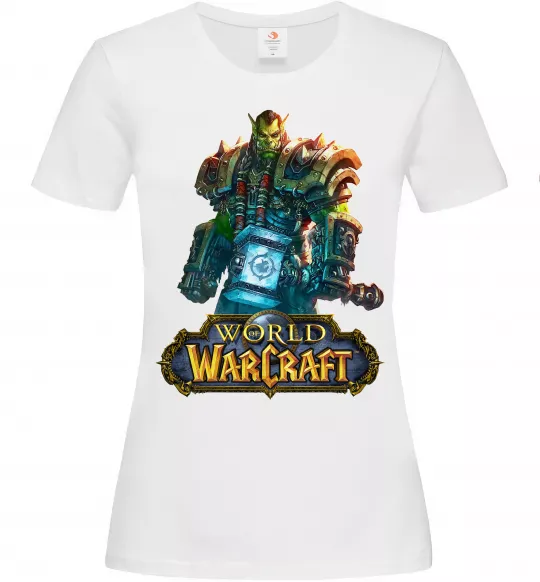 Жіноча футболка World of Warcraft Orc Білий фото