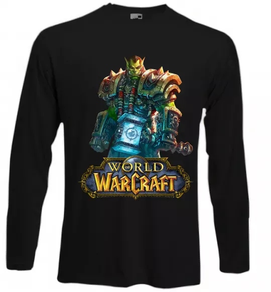 Лонгслів World of Warcraft Orc Чорний фото