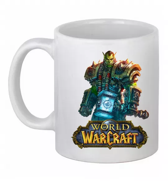 Чашка керамічна World of Warcraft Orc Білий фото