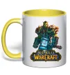 Чашка с цветной ручкой World of Warcraft Orc Лимонный фото