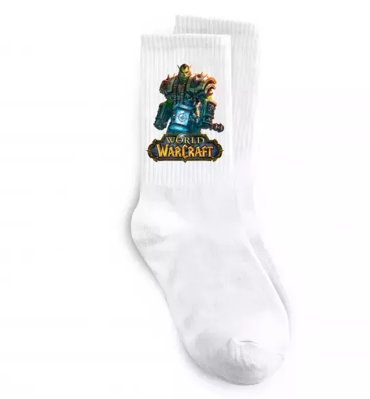 Шкарпетки World of Warcraft Orc Білий фото