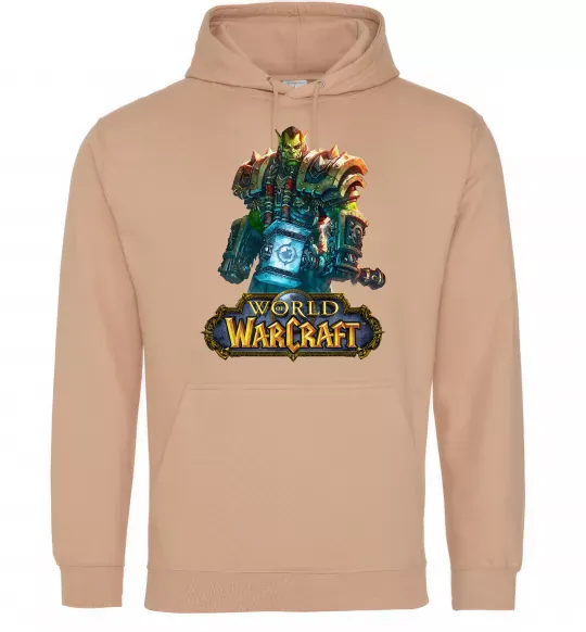 Жіноча толстовка (худі) World of Warcraft Orc Пісочний фото