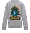Детский Свитшот World of Warcraft Orc Серый меланж фото