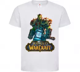 Детская футболка World of Warcraft Orc Белый фото