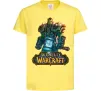 Детская футболка World of Warcraft Orc Лимонный фото