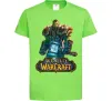 Детская футболка World of Warcraft Orc Лаймовый фото