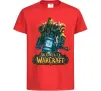 Детская футболка World of Warcraft Orc Красный фото