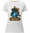 Женская премиум футболка World of Warcraft Orc Белый фото