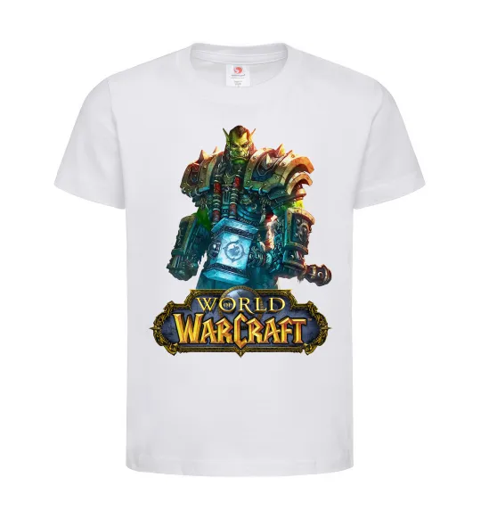 Детская футболка World of Warcraft Orc Белый фото
