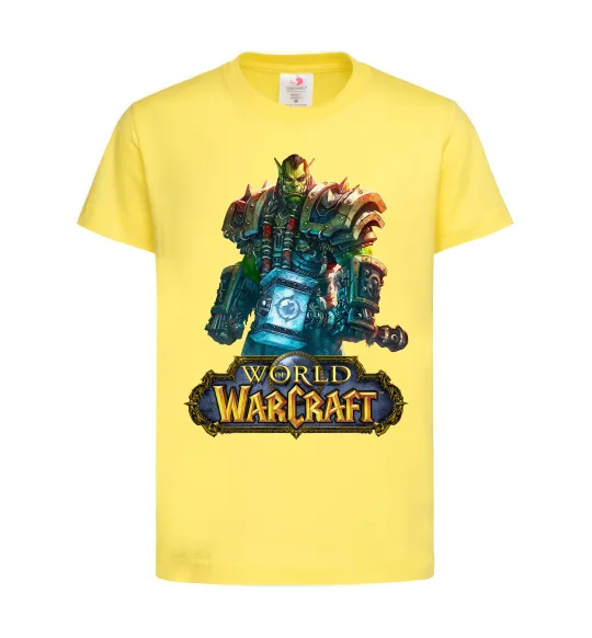 Детская футболка World of Warcraft Orc Лимонный фото
