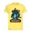 Детская футболка World of Warcraft Orc Лимонный фото