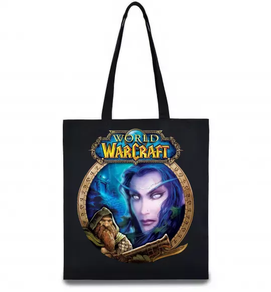 Еко-сумка World of WarCraft WoW Чорний фото