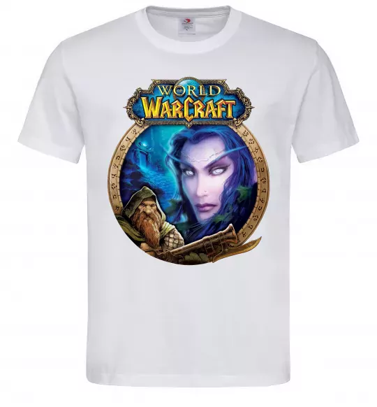Мужская футболка World of WarCraft WoW Белый фото