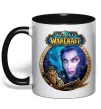 Чашка с цветной ручкой World of WarCraft WoW Черный фото