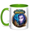 Чашка с цветной ручкой World of WarCraft WoW Зеленый фото