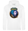Мужская толстовка (худи) World of WarCraft WoW Белый фото