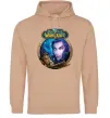 Мужская толстовка (худи) World of WarCraft WoW Песочный фото