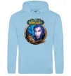 Чоловіча толстовка (худі) World of WarCraft WoW Блакитний фото