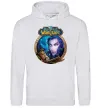 Женская толстовка (худи) World of WarCraft WoW Серый меланж фото