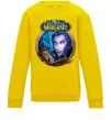 Детский Свитшот World of WarCraft WoW Солнечно желтый фото