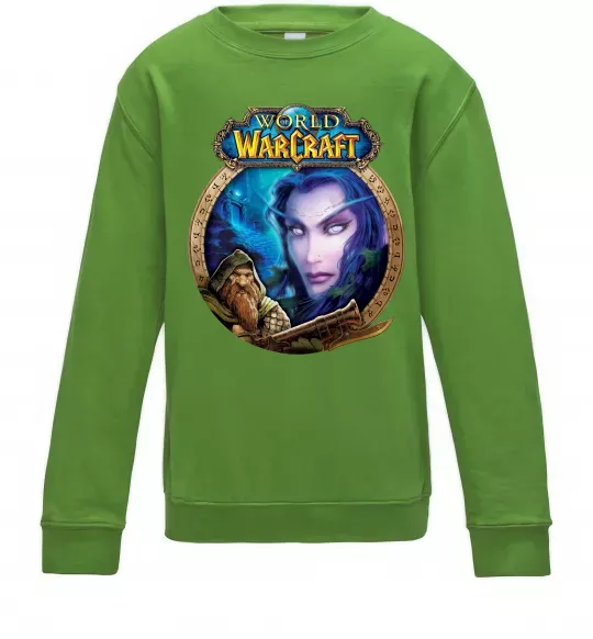 Детский Свитшот World of WarCraft WoW Лаймовый фото