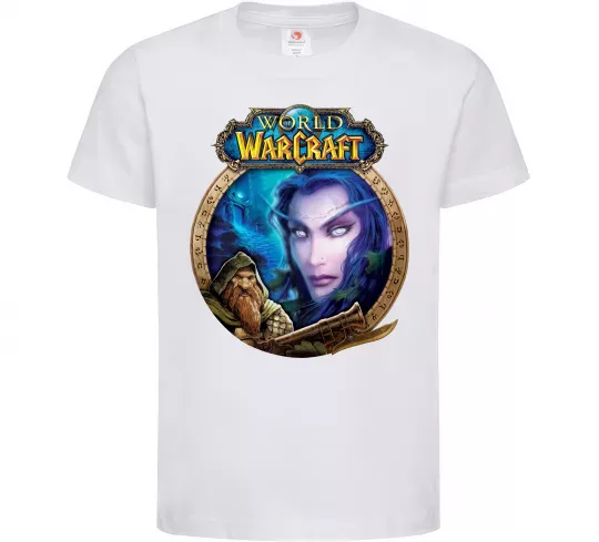 Детская футболка World of WarCraft WoW Белый фото