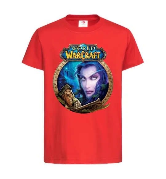 Дитяча футболка World of WarCraft WoW Червоний фото