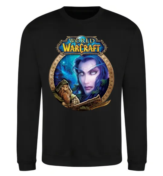 Свитшот World of WarCraft WoW Черный фото