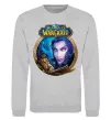 Свитшот World of WarCraft WoW Серый меланж фото