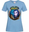 Женская футболка World of WarCraft WoW Голубой фото