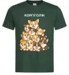 Мужская футболка Коргіголік Темно-зеленый фото