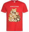 Мужская футболка Коргіголік Красный фото