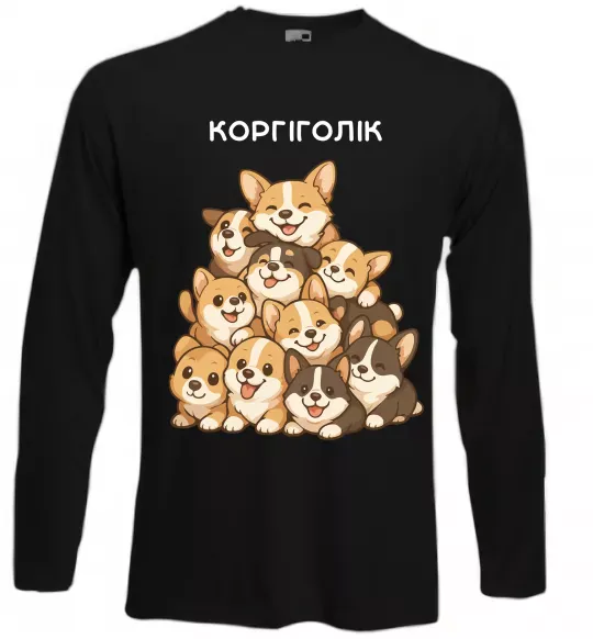 Лонгслив Коргіголік Черный фото